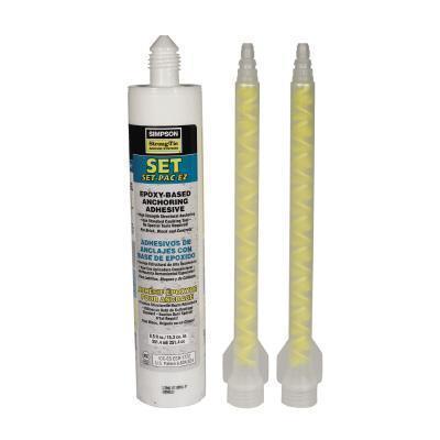 Simpson strong-tie set-pac-ez epoxy/adhesive concrete