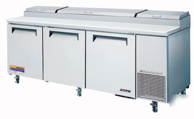 Turbo air deluxe pizza prep table 12 pan tpr-93SD 93