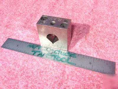 V-block 1 miniature clamp machinist toolmaker vintage 