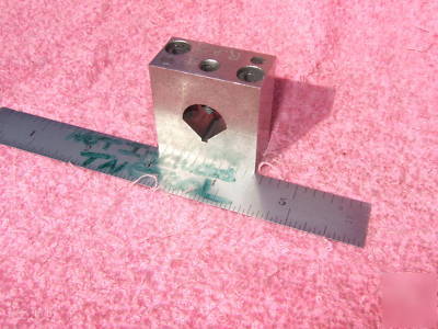 V-block 1 miniature clamp machinist toolmaker vintage 