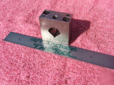 V-block 1 miniature clamp machinist toolmaker vintage 