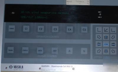Vaisala marwin MW12 portable rawinsonde, an/umq-12