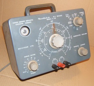 Vintage heathkit resistance capacitance bridge