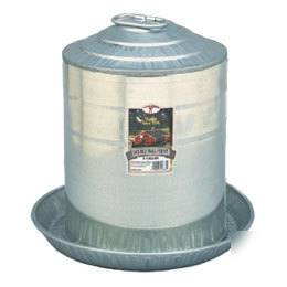 W25 5GAL poultry waterer galvanized fountain