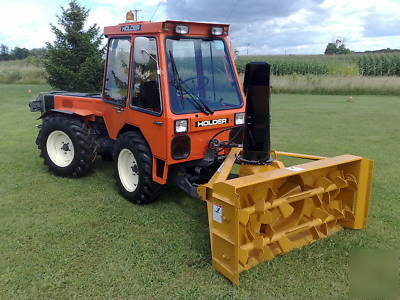  holder C500 4X4 tractor w/ snowblower - turbo diesel