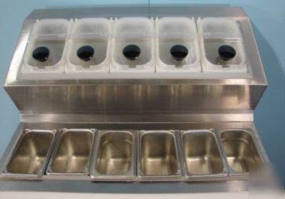 Silver king SKF2A refrigerated fountainette prep table