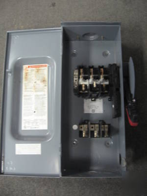 Square d disconnect switch 100 amp 600V H363NRB