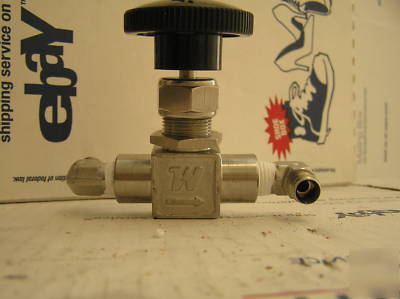 Swagelok whitey ss integral bonnet needle valve ss-1VF4