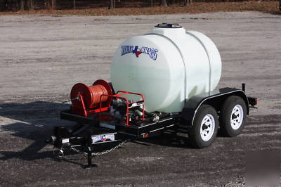 Texas bragg water hauler trailers dust control firehose