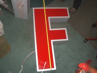 Tgif restaurant bar tavern light up letter sign outdoor