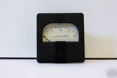 Ge 0-20 d.c. milliamperes panel meter dc ma works