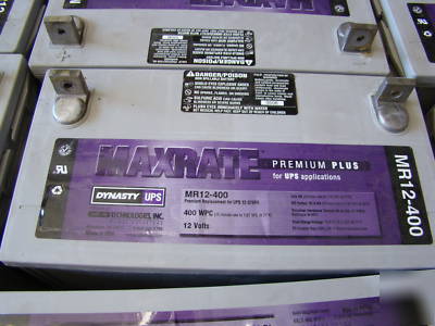 MR12-400 battery for ups, solar, wind, hydro storage