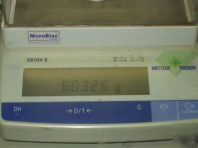 Mettler toledo AB104-s analytical balance ab-104S scale