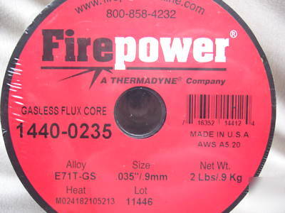 New firepower gasless flux core 1440-0235 / sealed