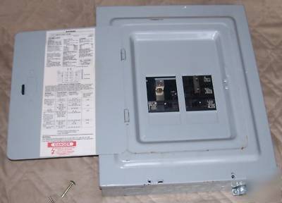Siemens 125 amp indoor load center breaker panel box