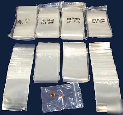 500 zipper bag plastic baggies ziplock 3