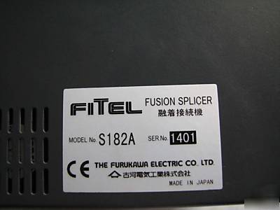 Fitel S182A high strength attenuation fusion splicer