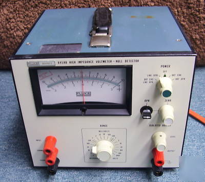 Fluke 845AB high impedence voltmeter / null detector