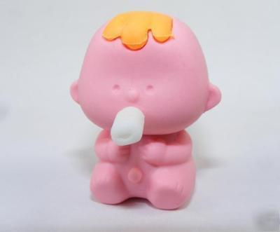 Genuine japanese trc dream baby eraser set of 2, pink