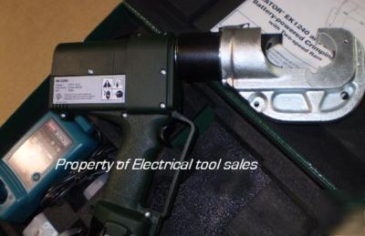 Greenlee gator battery operated hydraulic crimper tool