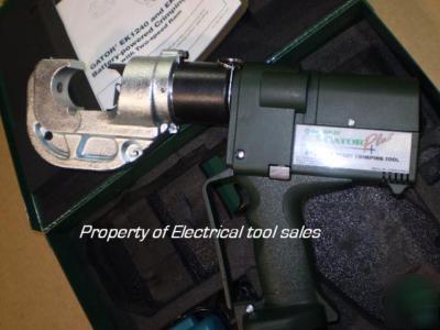 Greenlee gator battery operated hydraulic crimper tool