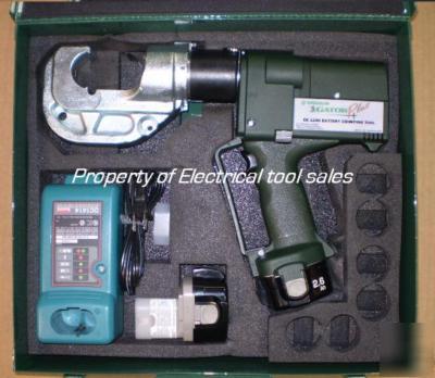 Greenlee gator battery operated hydraulic crimper tool