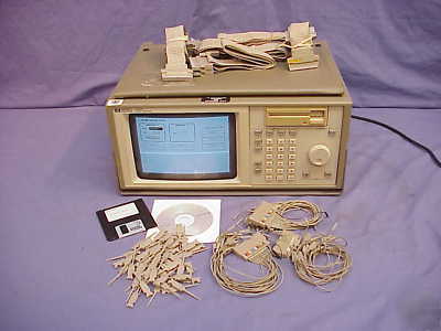 Hp 1650B logic analyzer w/hpib & accessories **tested