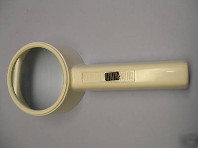 Magnifying glass. handheld + illuminated.