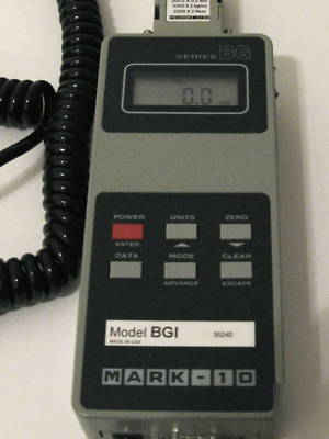 Mark-10 model bgi force /torque gauge and STE200SENSOR
