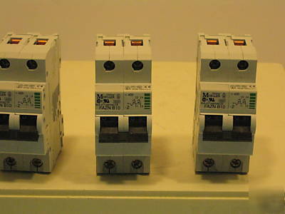 Moeller 5AMP 1POLE control cir breaker #fazn-B10 3LOT 