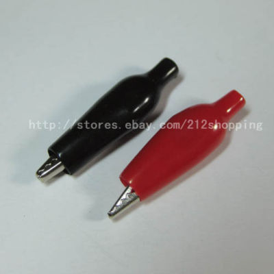 New 20-pcs 1 inch alligator clips 10 red and 10 black 