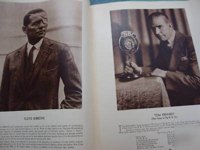 1930's radio stars of today photos national tubes book