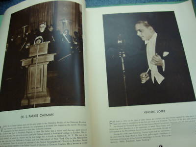 1930's radio stars of today photos national tubes book