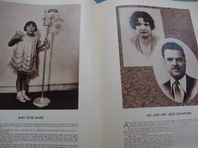 1930's radio stars of today photos national tubes book