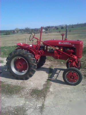 1941 farmall a tractor **parade ready excellent 