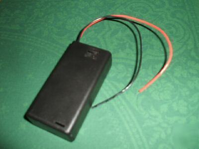 2 x aa battery box holder with switch hobby model toy