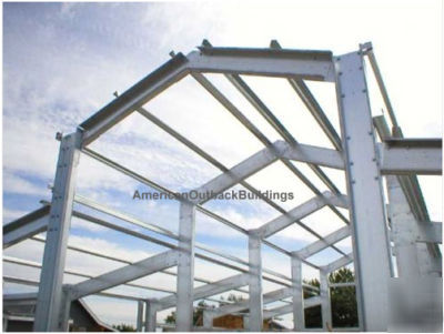 American barn steel- metal building -shop - garage kit