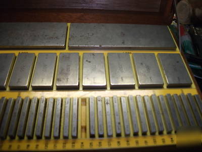 Antique doall 81 pieces gage block set