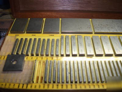 Antique doall 81 pieces gage block set