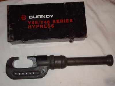 Burndy Y46C insulated crimper hypress hydraulic tool