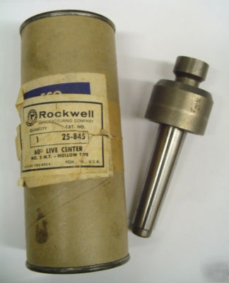 Delta rockwell 60 degree live center hollow point #2 mt