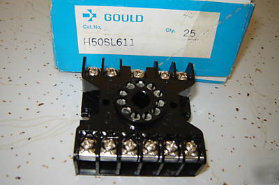 Gould H50SL611 11 pin magnol socket 300V 3-pole 