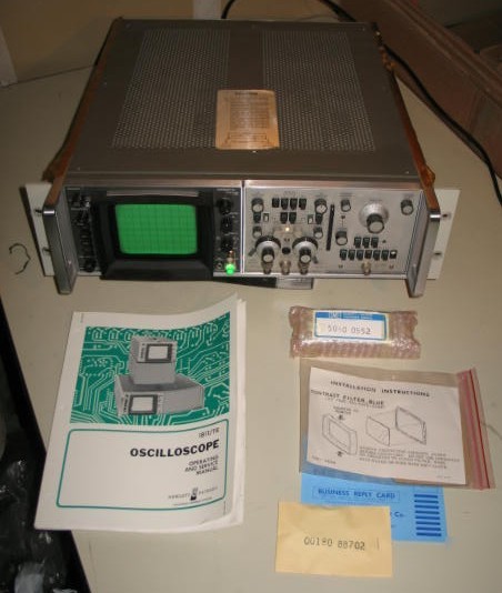 Hp spectrum analyzer oscilloscope 181TR 1805A amp 1820C