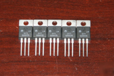 5PCS motorola LM317 LM317T postive voltage regulator