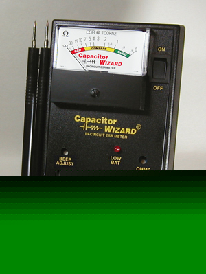 Capacitor wizard (in-circuit cap testing) sencore subst