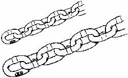 Chain grade 43 logging towing mooring 1/2