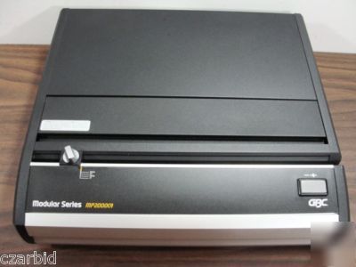 Gbc MP2000C4 modular spiral coil 4:1 punch tested 