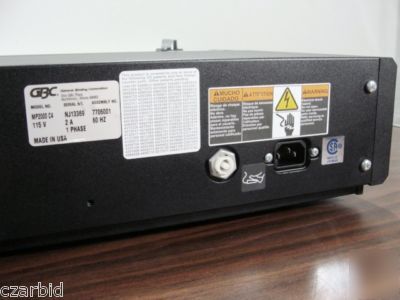 Gbc MP2000C4 modular spiral coil 4:1 punch tested 