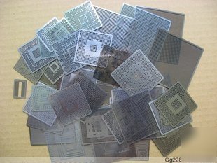 43PCS bga reballing heated type template stencil