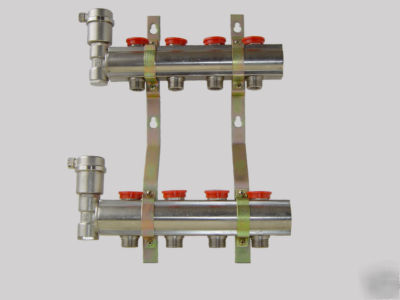 5 pairs rht FN3 4 port manifolds with fittings